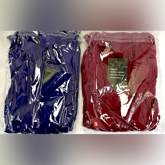 NWT Set/2 Ficerd Women's Maxi Sleeveless Summer Dresses Red and Blue- Size L - Picture 2 of 8